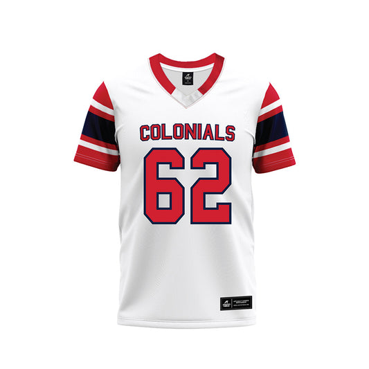 Robert Morris - NCAA Football : Vince Luce - White Football Jersey-0