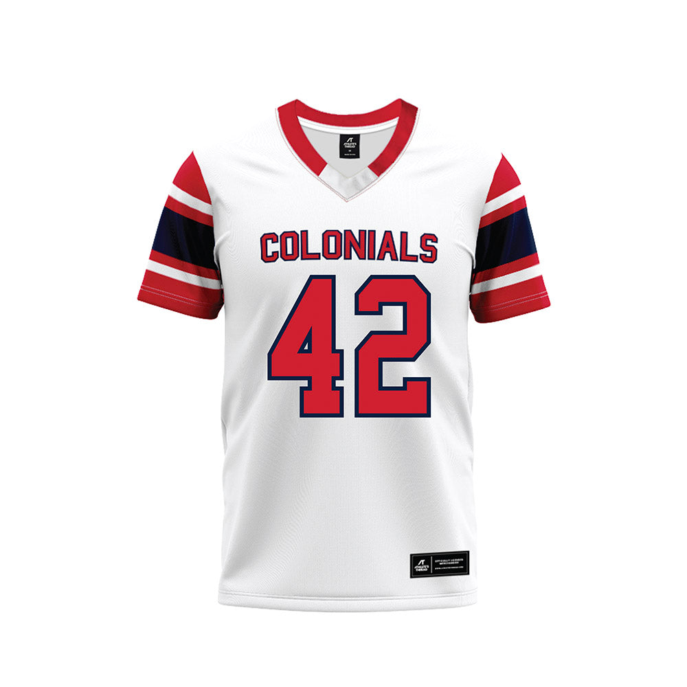 Robert Morris - NCAA Football : Carson Rager - White Football Jersey-0