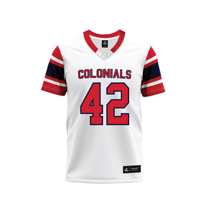 Robert Morris - NCAA Football : Carson Rager - White Football Jersey-0