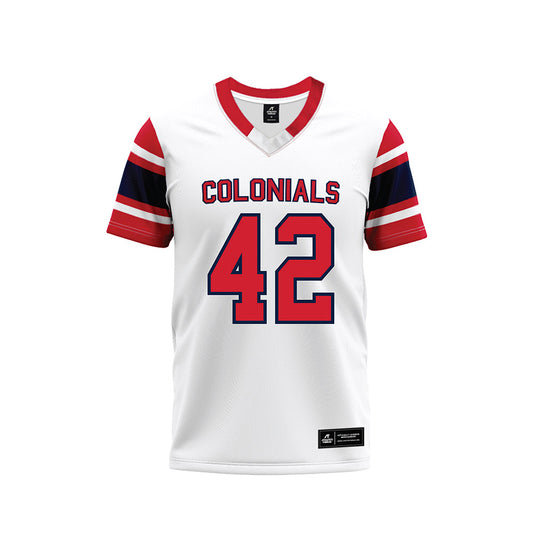 Robert Morris - NCAA Football : Carson Rager - White Football Jersey-0