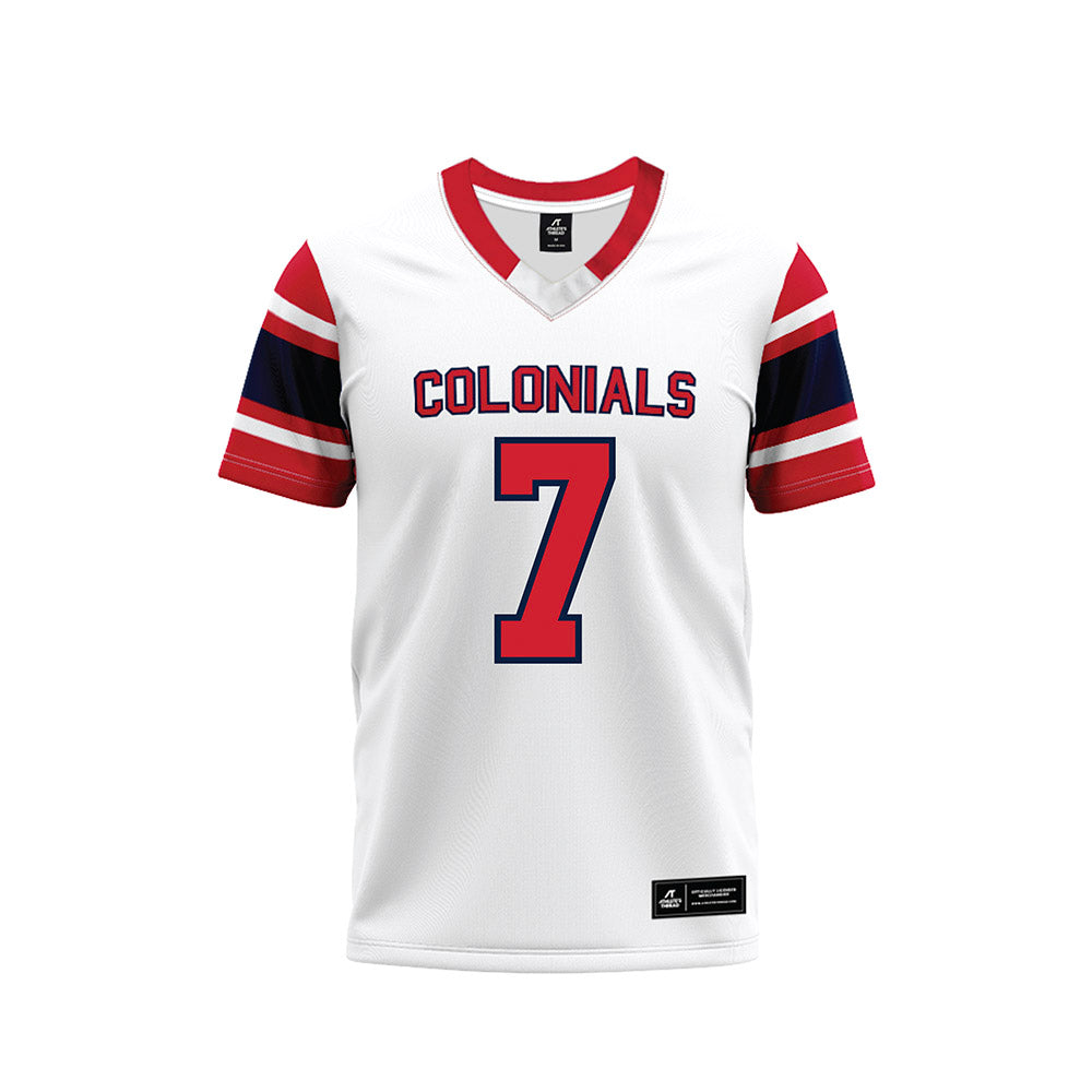 Robert Morris - NCAA Football : Knaheim Bragg - White Football Jersey-0