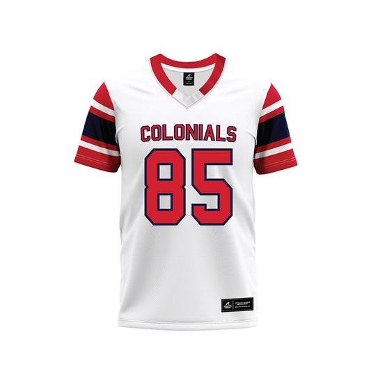 Robert Morris - NCAA Football : Justin Rosado Jr - White Football Jersey-0