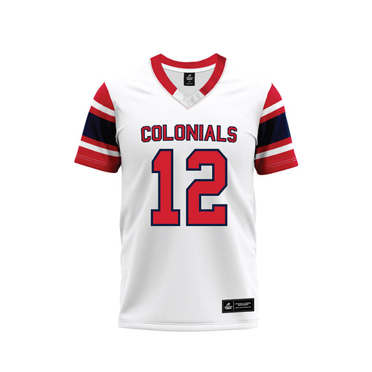 Robert Morris - NCAA Football : Isaiah Stewart - White Football Jersey-0