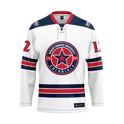 Robert Morris - NCAA Women's Ice Hockey : Ashlyn Ham - White Hockey Jersey-0