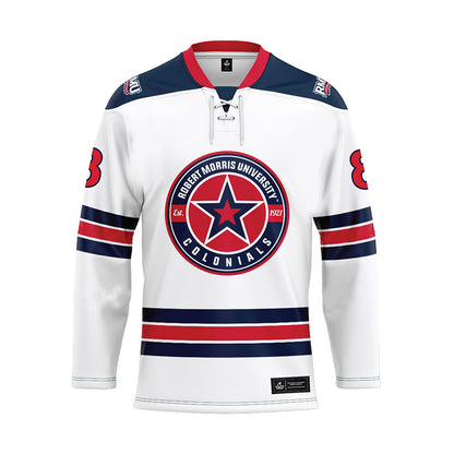 Robert Morris - NCAA Women's Ice Hockey : Hannah Thornton - White Hockey Jersey-0