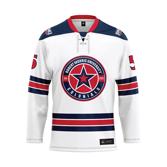 Robert Morris - NCAA Women's Ice Hockey : Alaina Giampietro - White Hockey Jersey-0