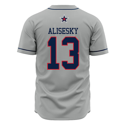 Robert Morris - NCAA Softball : Morgan Alisesky - Grey Jersey-1