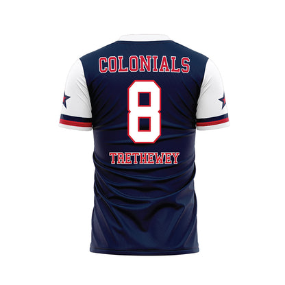 Robert Morris - NCAA Women's Soccer : Ava Trethewey - Navy Soccer Jersey-1