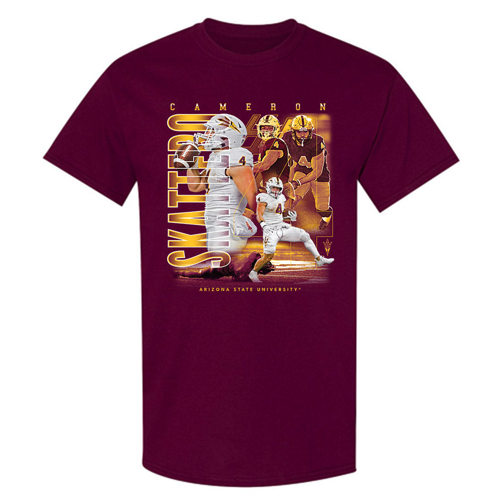 Arizona State - NCAA Football : Cameron Skattebo - T-Shirt Player Collage