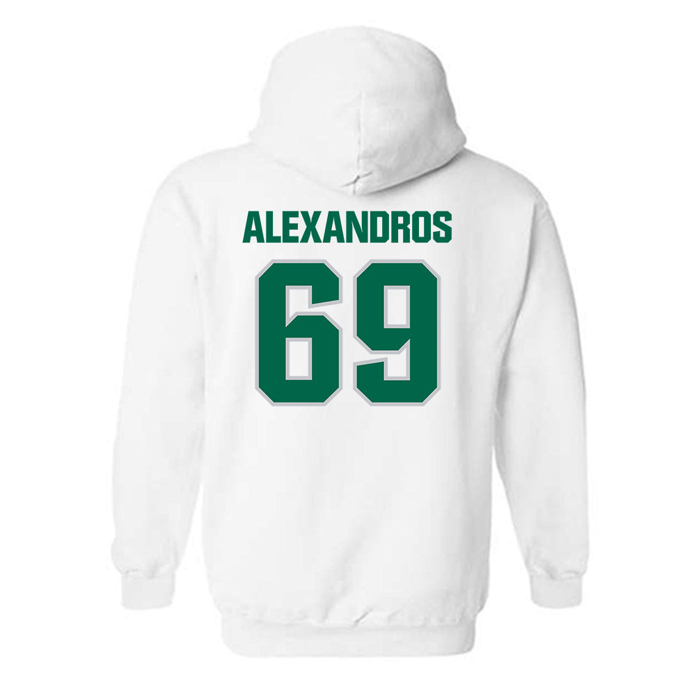 Illinois Wesleyan - NCAA Football : Nici Alexandros - Classic Shersey Hooded Sweatshirt-1