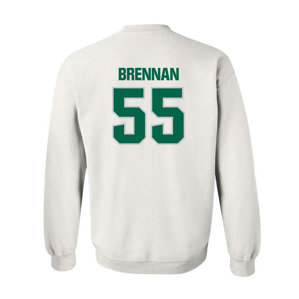 Illinois Wesleyan - NCAA Football : Mac Brennan - Classic Shersey Crewneck Sweatshirt-1