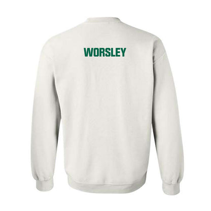 Illinois Wesleyan - NCAA Women's Swimming & Diving : Sarah Worsley - Classic Shersey Crewneck Sweatshirt-1