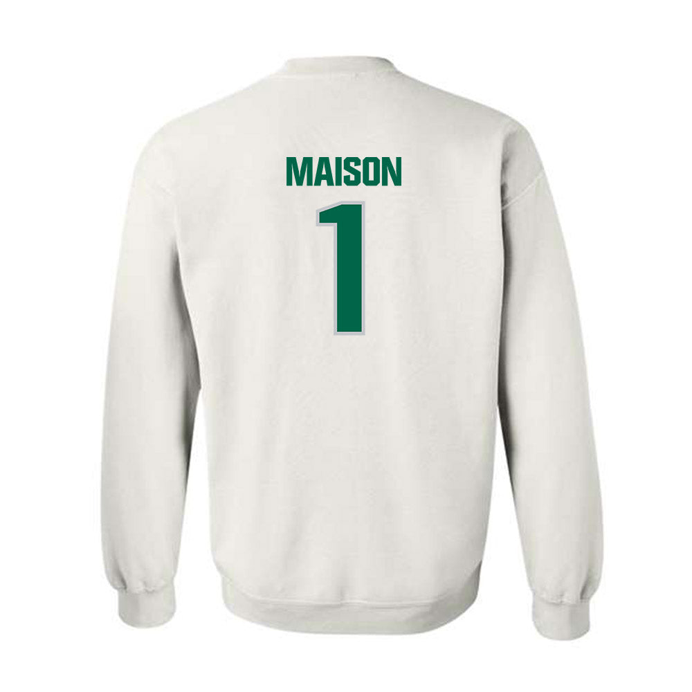 Illinois Wesleyan - NCAA Men's Track & Field : Nyamedze Maison - Classic Shersey Crewneck Sweatshirt-1