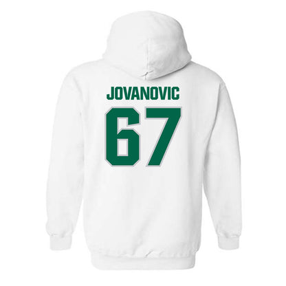 Illinois Wesleyan - NCAA Football : Miki Jovanovic - Classic Shersey Hooded Sweatshirt-1