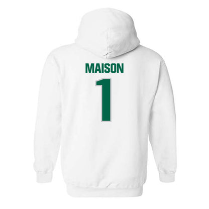 Illinois Wesleyan - NCAA Men's Track & Field : Nyamedze Maison - Classic Shersey Hooded Sweatshirt-1