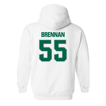 Illinois Wesleyan - NCAA Football : Mac Brennan - Classic Shersey Hooded Sweatshirt-1