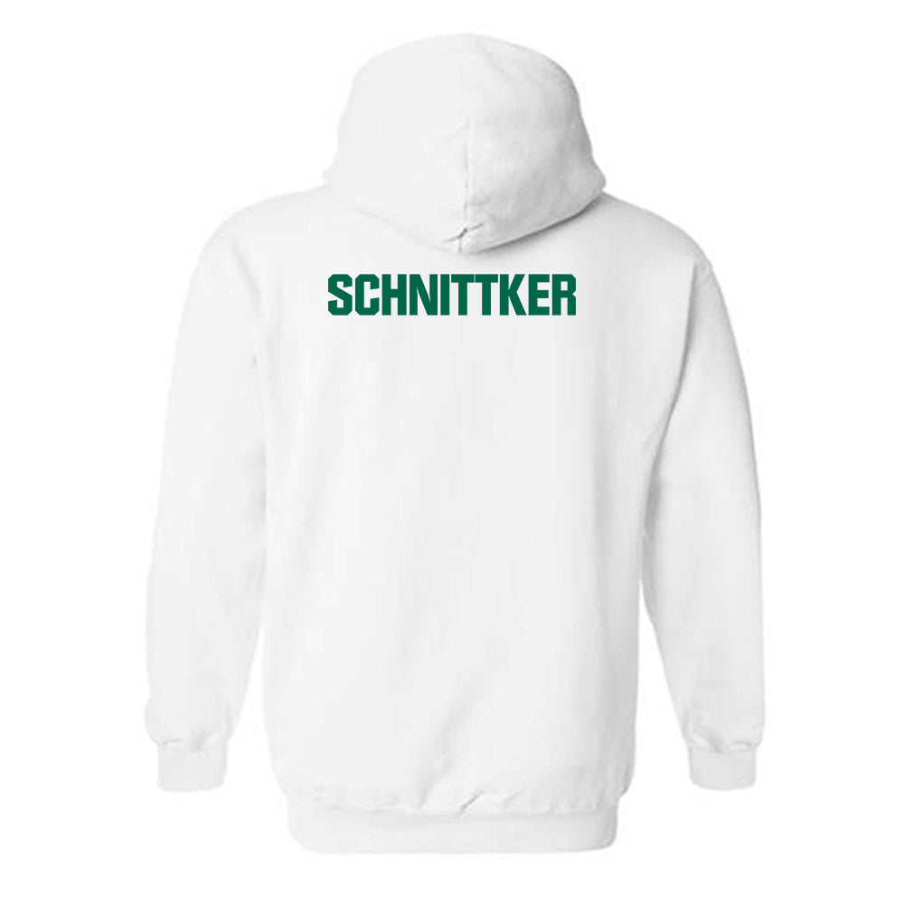 Illinois Wesleyan - NCAA Women's Swimming & Diving : Abigail Schnittker - Classic Shersey Hooded Sweatshirt-1