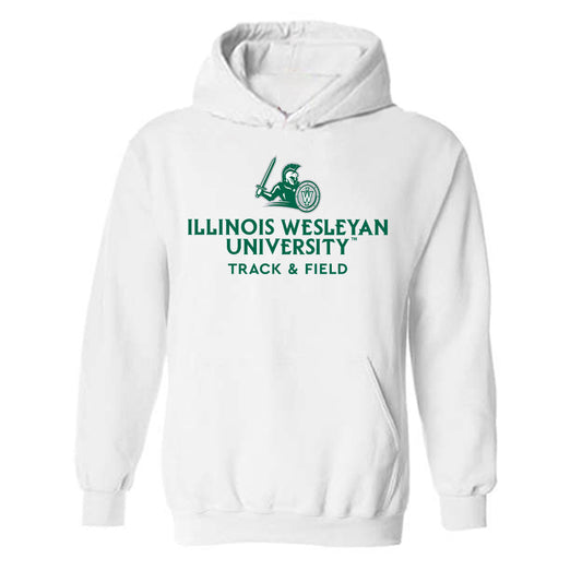 Illinois Wesleyan - NCAA Men's Track & Field : Nyamedze Maison - Classic Shersey Hooded Sweatshirt-0