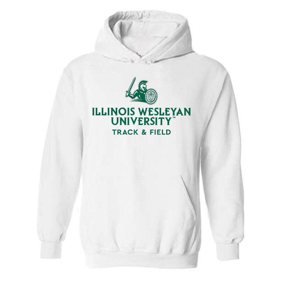 Illinois Wesleyan - NCAA Women's Track & Field : Jinna Hiser - Classic Shersey Hooded Sweatshirt-0