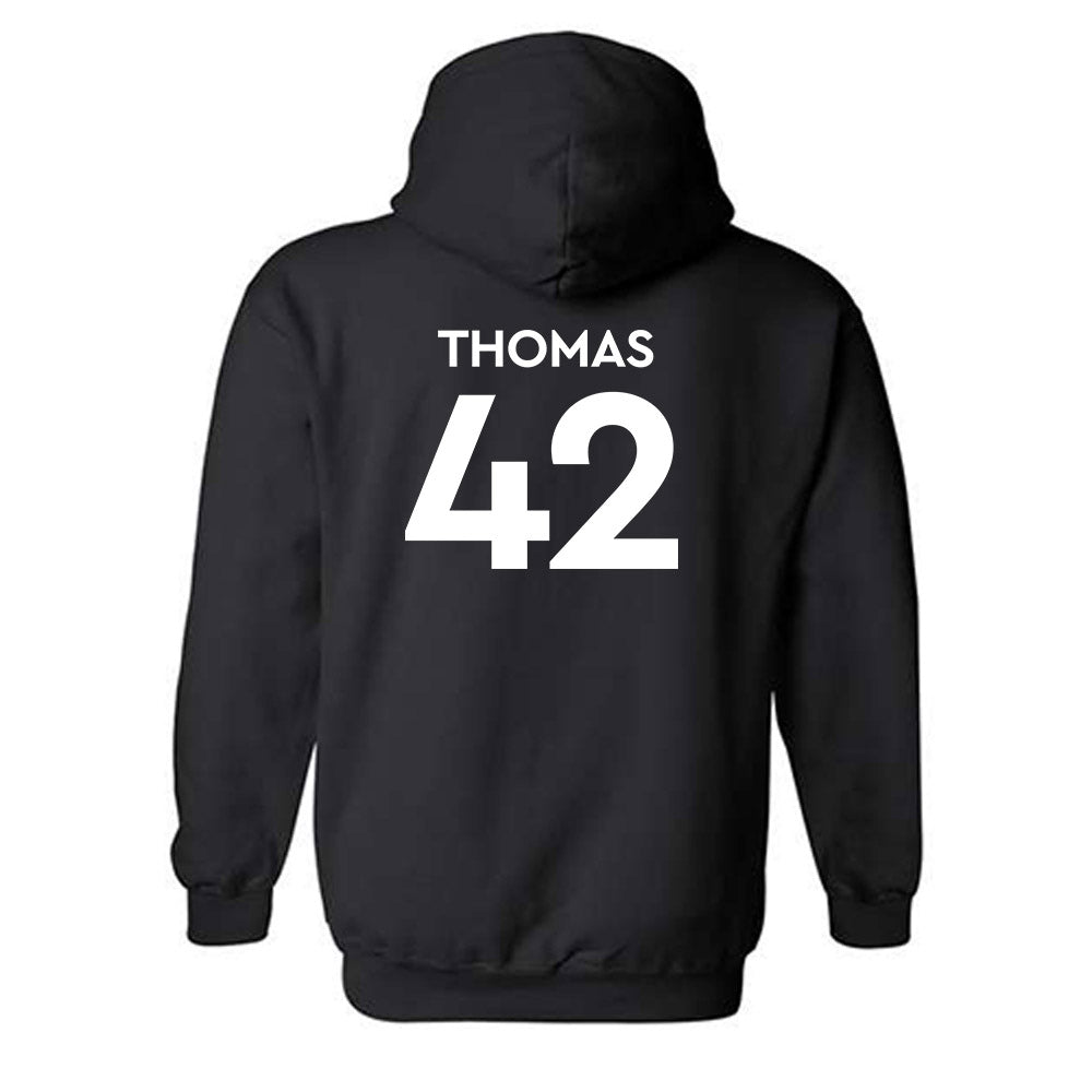 Illinois Wesleyan - NCAA Football : Damontae Thomas - Classic Shersey Hooded Sweatshirt-1