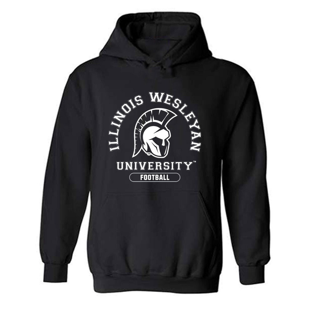 Illinois Wesleyan - NCAA Football : Miki Jovanovic - Classic Shersey Hooded Sweatshirt-0