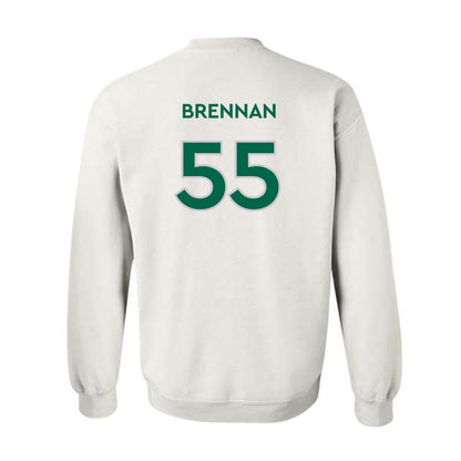 Illinois Wesleyan - NCAA Football : Mac Brennan - Classic Shersey Crewneck Sweatshirt-1