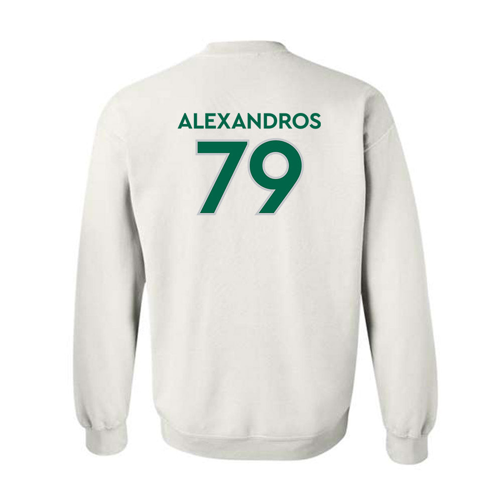 Illinois Wesleyan - NCAA Football : Christos Alexandros - Classic Shersey Crewneck Sweatshirt-1