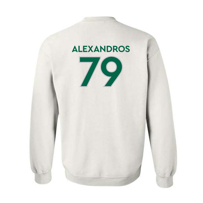 Illinois Wesleyan - NCAA Football : Christos Alexandros - Classic Shersey Crewneck Sweatshirt-1