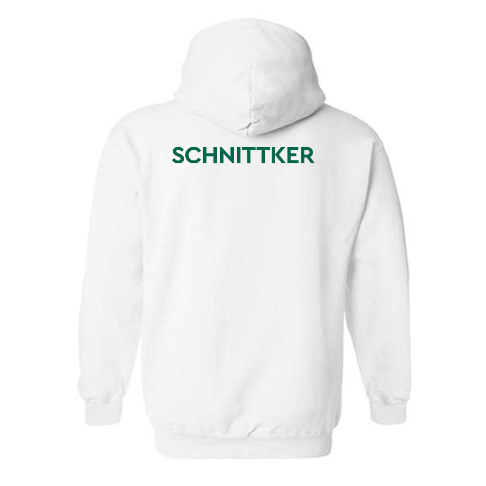 Illinois Wesleyan - NCAA Women's Swimming & Diving : Abigail Schnittker - Classic Shersey Hooded Sweatshirt-1