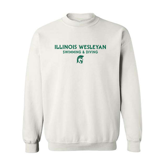Illinois Wesleyan - NCAA Men's Swimming & Diving : Jacob Nacional - Classic Shersey Crewneck Sweatshirt-0