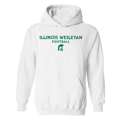 Illinois Wesleyan - NCAA Football : Anthony Caceres - Classic Shersey Hooded Sweatshirt-0