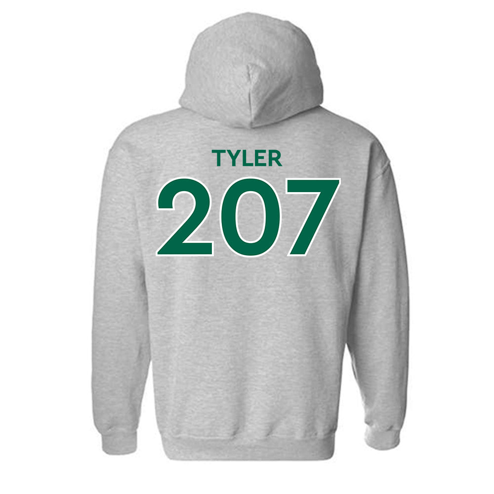 Illinois Wesleyan - NCAA Wrestling : Jurdan Tyler - Classic Shersey Hooded Sweatshirt-1