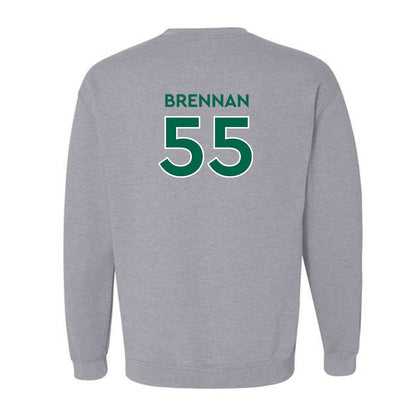 Illinois Wesleyan - NCAA Football : Mac Brennan - Classic Shersey Crewneck Sweatshirt-1