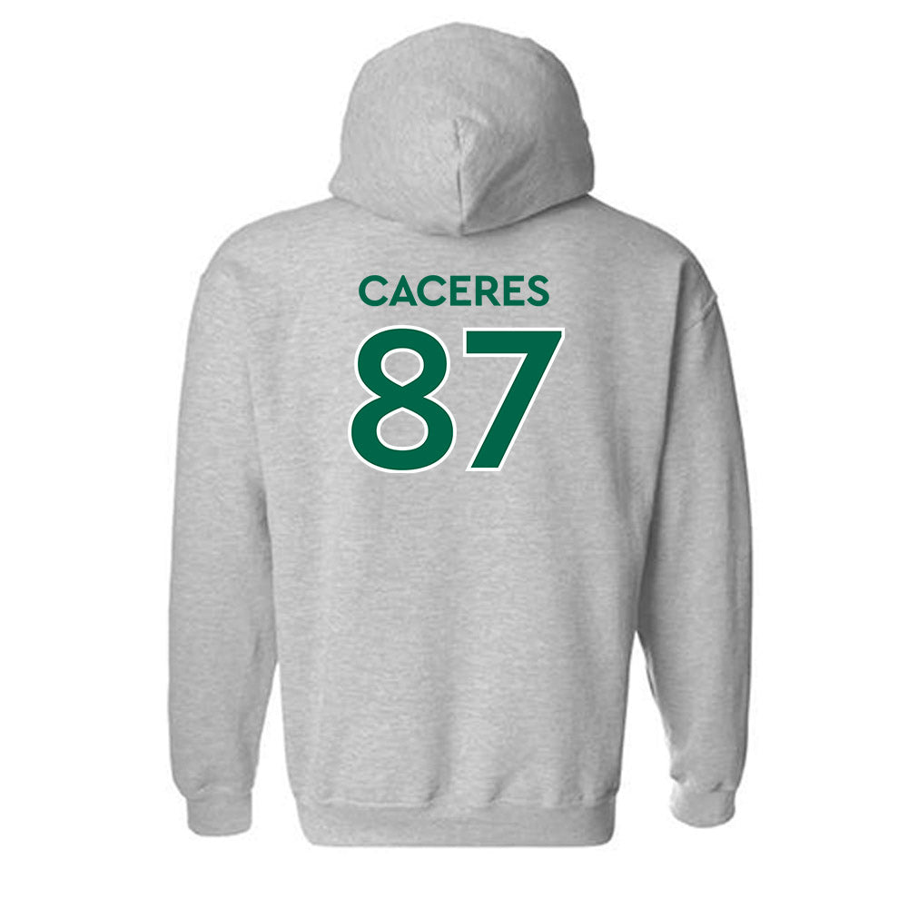 Illinois Wesleyan - NCAA Football : Anthony Caceres - Classic Shersey Hooded Sweatshirt-1