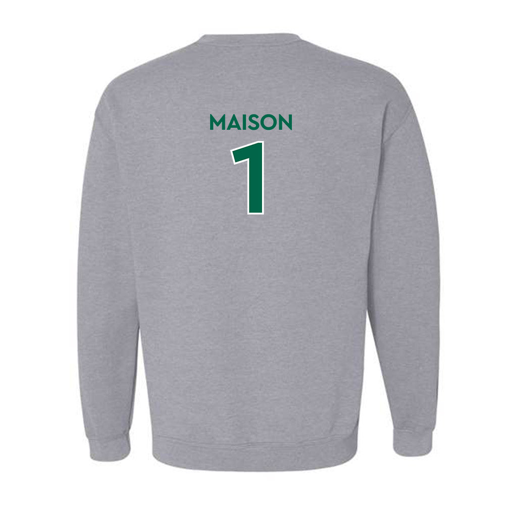 Illinois Wesleyan - NCAA Men's Track & Field : Nyamedze Maison - Classic Shersey Crewneck Sweatshirt-1