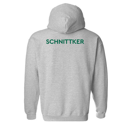 Illinois Wesleyan - NCAA Women's Swimming & Diving : Abigail Schnittker - Classic Shersey Hooded Sweatshirt-1