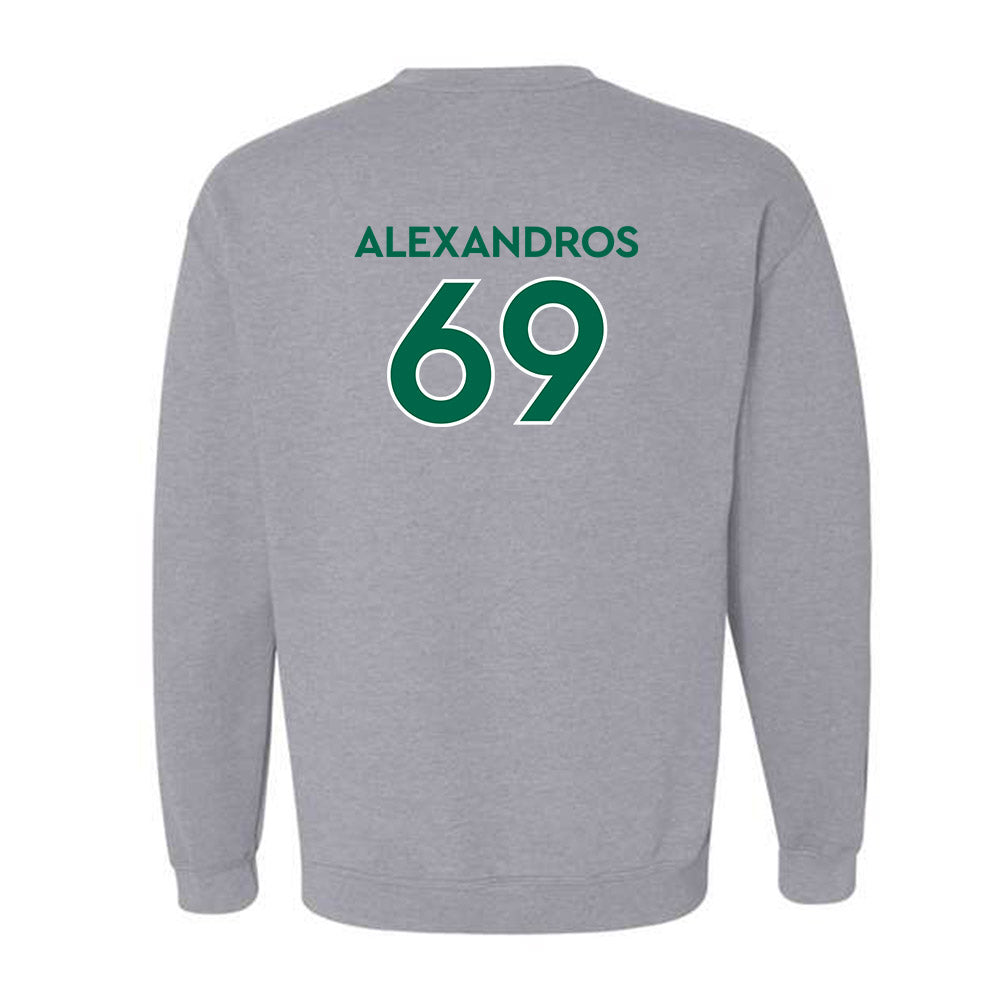 Illinois Wesleyan - NCAA Football : Nici Alexandros - Classic Shersey Crewneck Sweatshirt-1