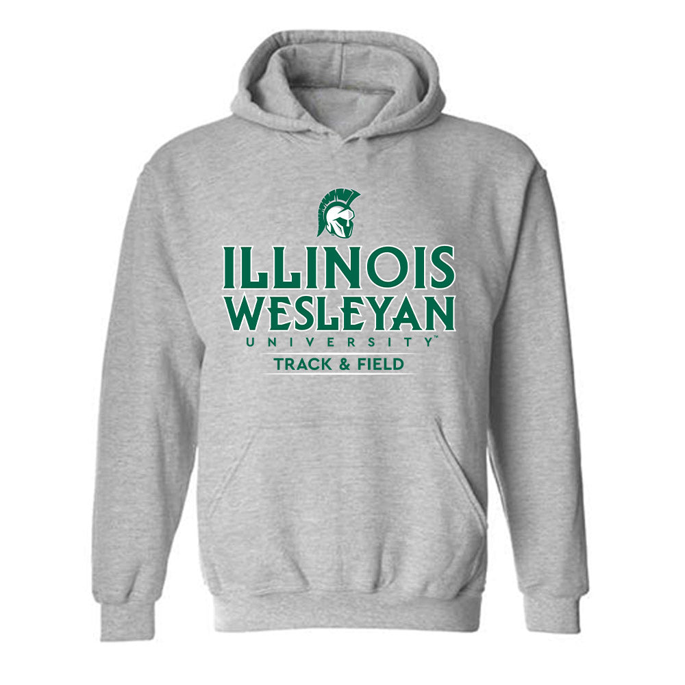 Illinois Wesleyan - NCAA Men's Track & Field : Nyamedze Maison - Classic Shersey Hooded Sweatshirt-0