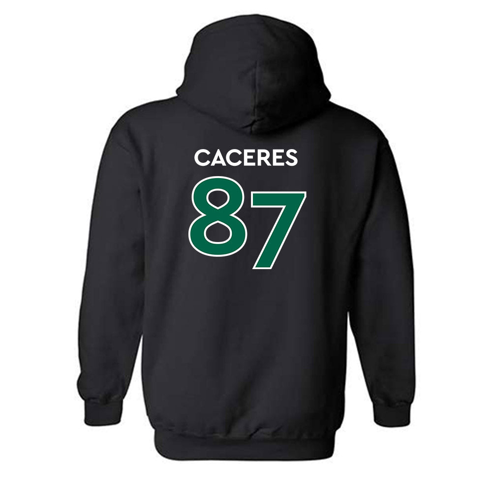 Illinois Wesleyan - NCAA Football : Anthony Caceres - Classic Shersey Hooded Sweatshirt-1