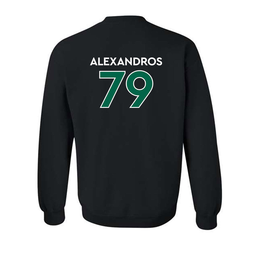 Illinois Wesleyan - NCAA Football : Christos Alexandros - Classic Shersey Crewneck Sweatshirt-1