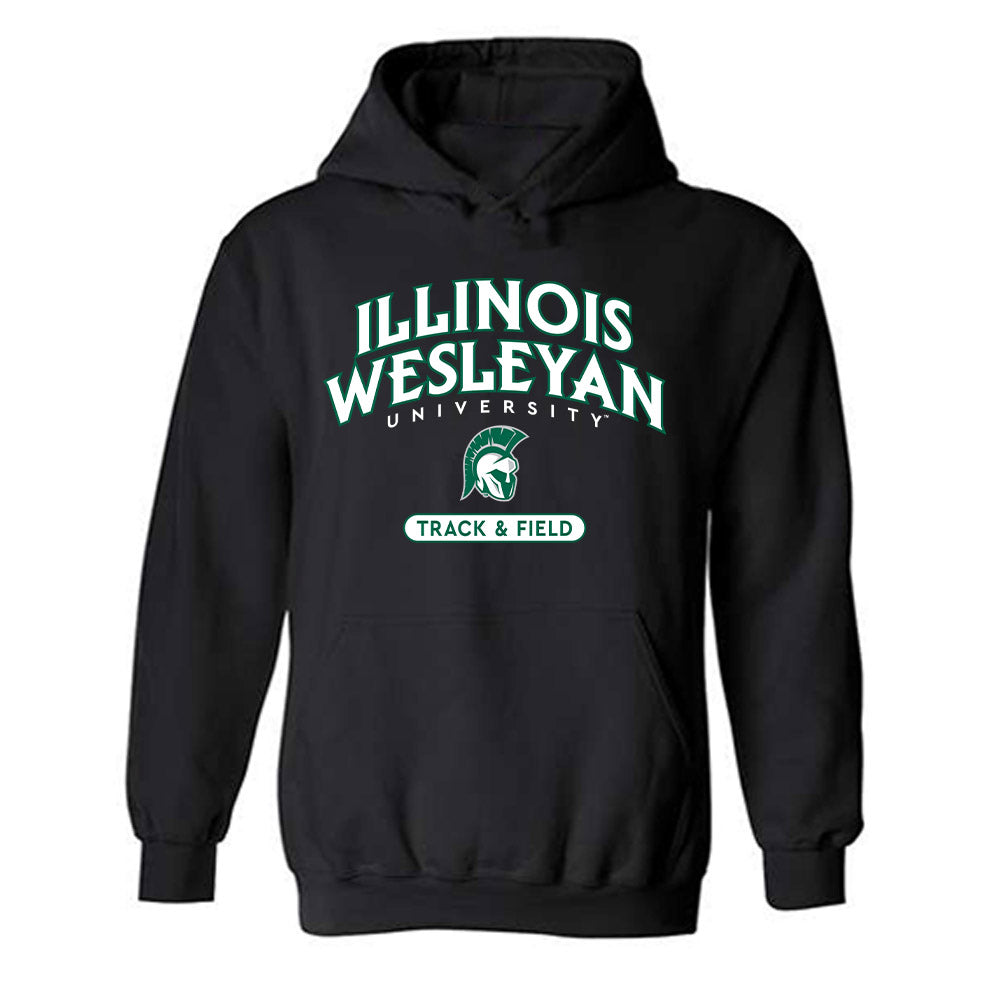 Illinois Wesleyan - NCAA Men's Track & Field : Keagan Uphoff - Classic Shersey Hooded Sweatshirt-0