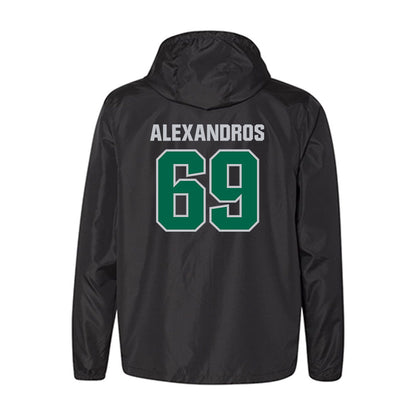 Illinois Wesleyan - NCAA Football : Nici Alexandros - Windbreaker-1