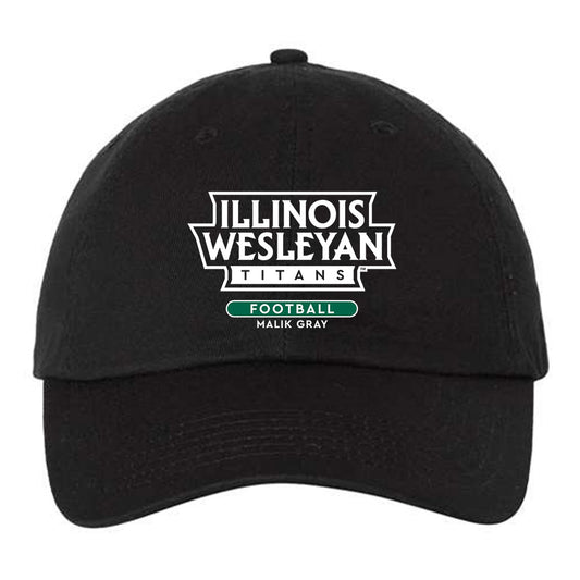 Illinois Wesleyan - NCAA Football : Malik Gray - Dad Hat-0