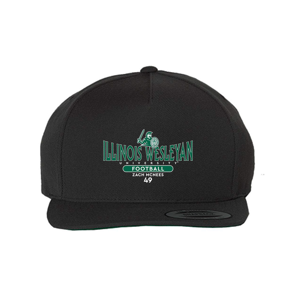 Illinois Wesleyan - NCAA Football : Zach McNees - Snapback Hat