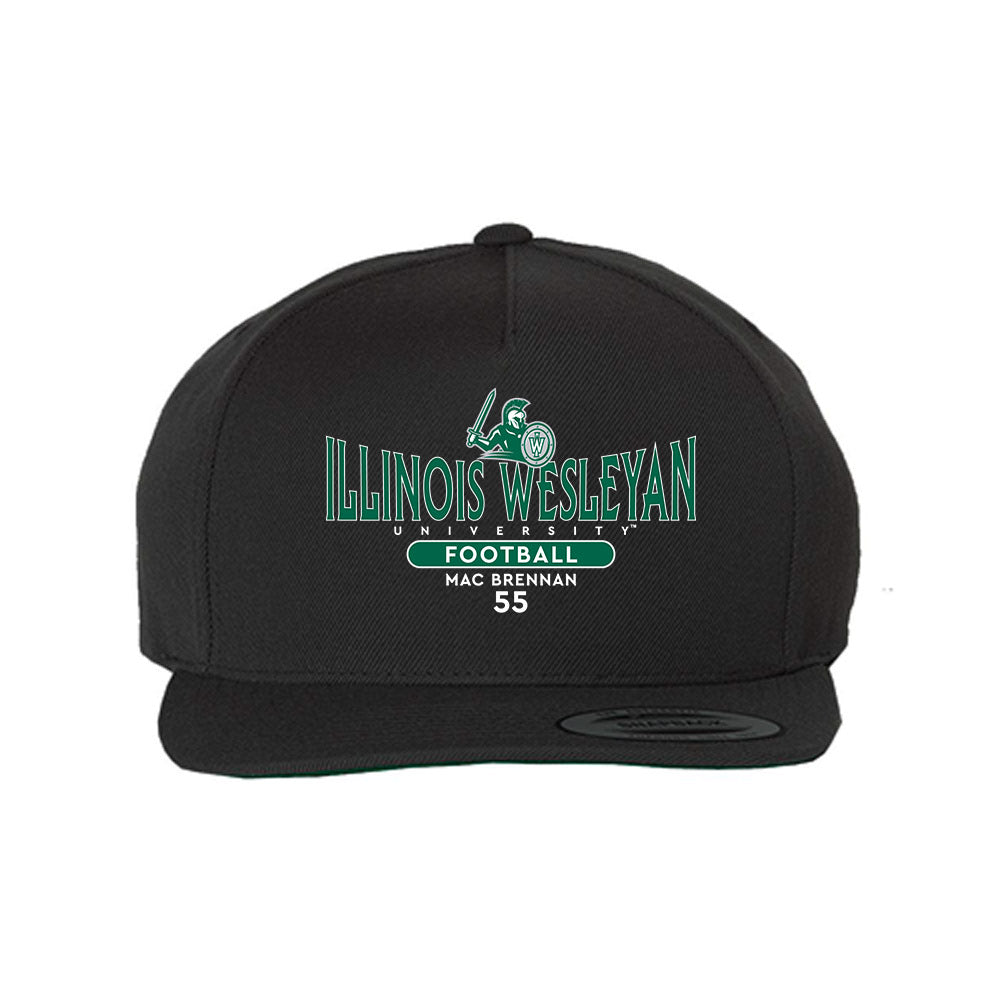 Illinois Wesleyan - NCAA Football : Mac Brennan - Snapback Hat-0