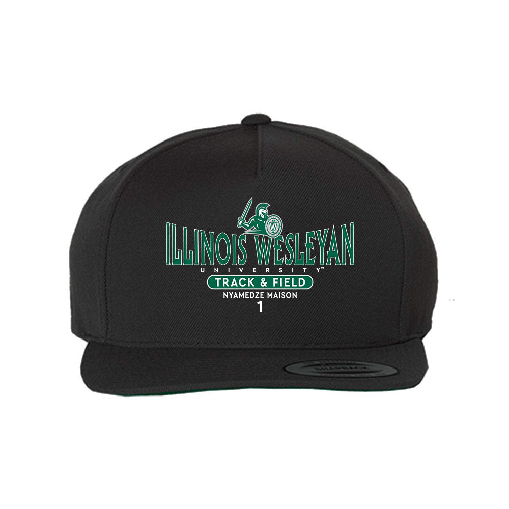 Illinois Wesleyan - NCAA Men's Track & Field : Nyamedze Maison - Snapback Hat-0