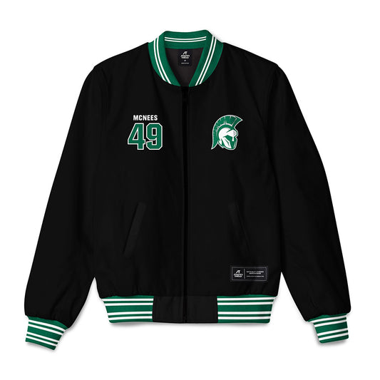 Illinois Wesleyan - NCAA Football : Zach McNees - Bomber Jacket