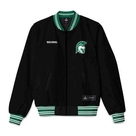 Illinois Wesleyan - NCAA Men's Swimming & Diving : Jacob Nacional - Bomber Jacket-0