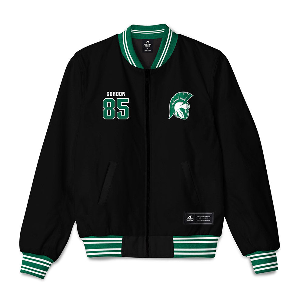 Illinois Wesleyan - NCAA Football : Matthew Gordon - Bomber Jacket-0