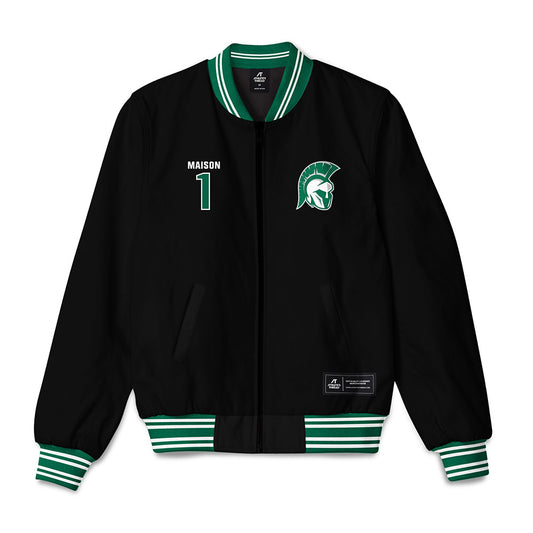 Illinois Wesleyan - NCAA Men's Track & Field : Nyamedze Maison - Bomber Jacket-0